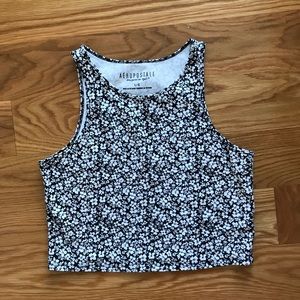 Aeropostale floral crop top